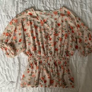 Forever 21 floral blouse